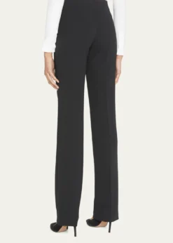 AkrisCarol Classic Flat-Front Pants