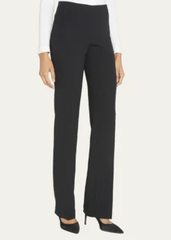 AkrisCarol Classic Flat-Front Pants