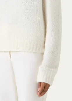 AkrisCashmere-Silk Boucle Knit Sweater