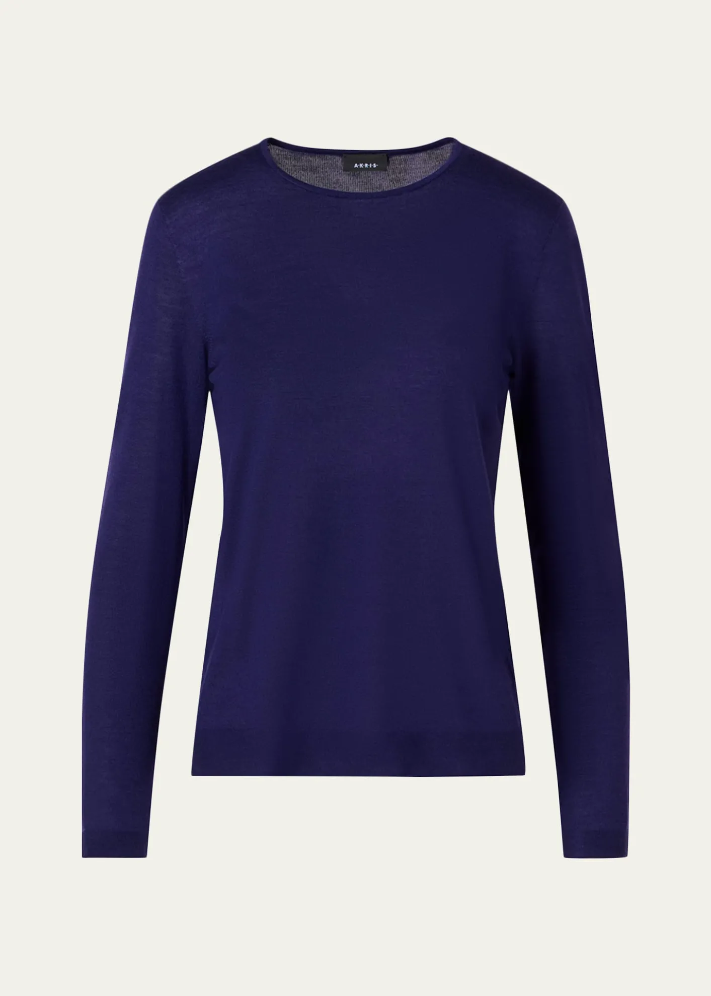 AkrisCashmere-Silk Fine Gauge Knit Sweater