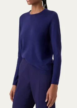 AkrisCashmere-Silk Fine Gauge Knit Sweater