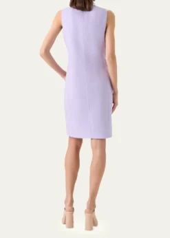 AkrisCashmere-Silk Sleeveless Sheath Dress