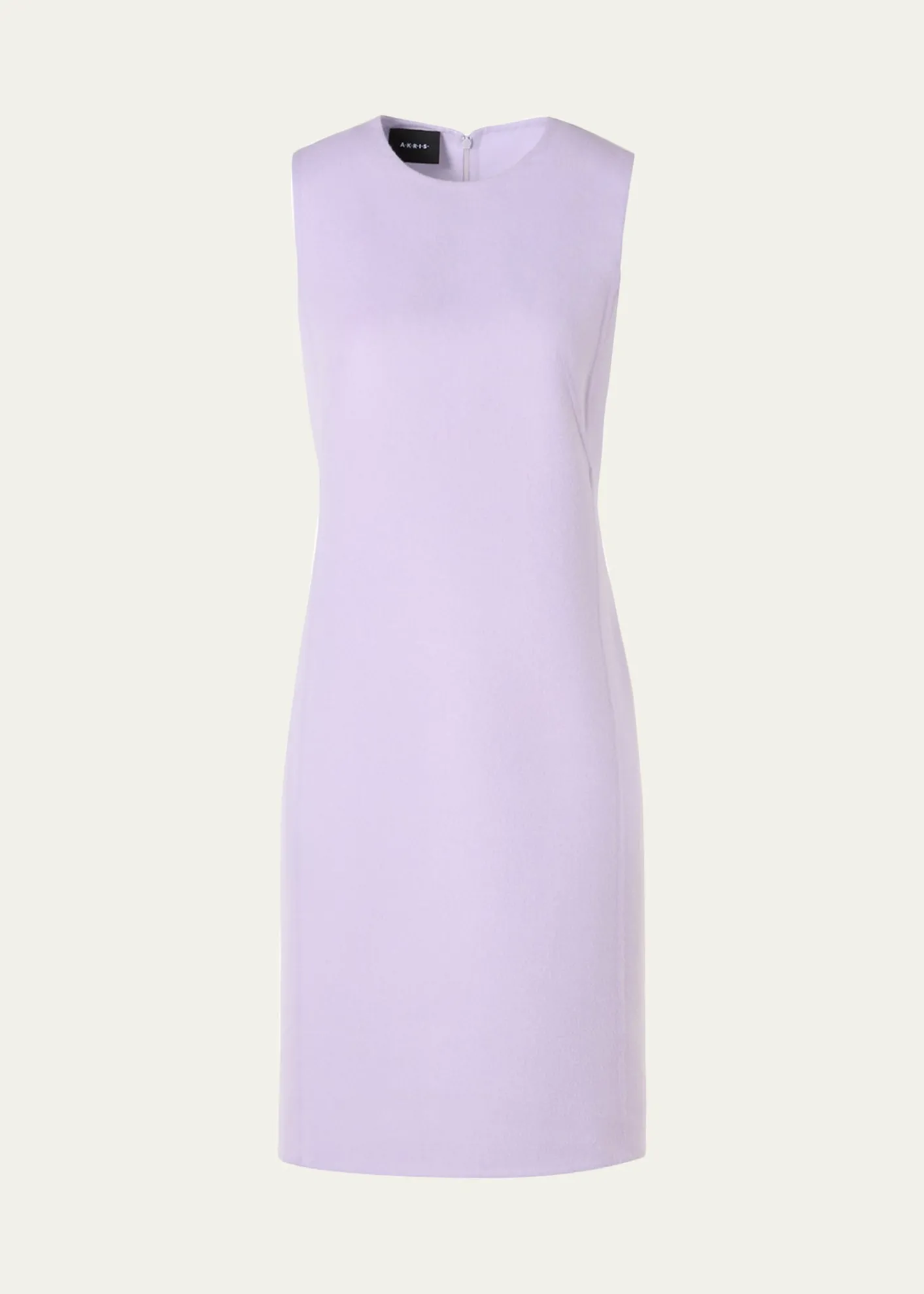 AkrisCashmere-Silk Sleeveless Sheath Dress