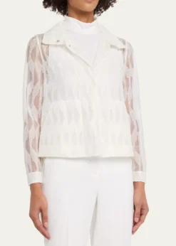 AkrisCastro High Plains Embroidered Tulle Jacket
