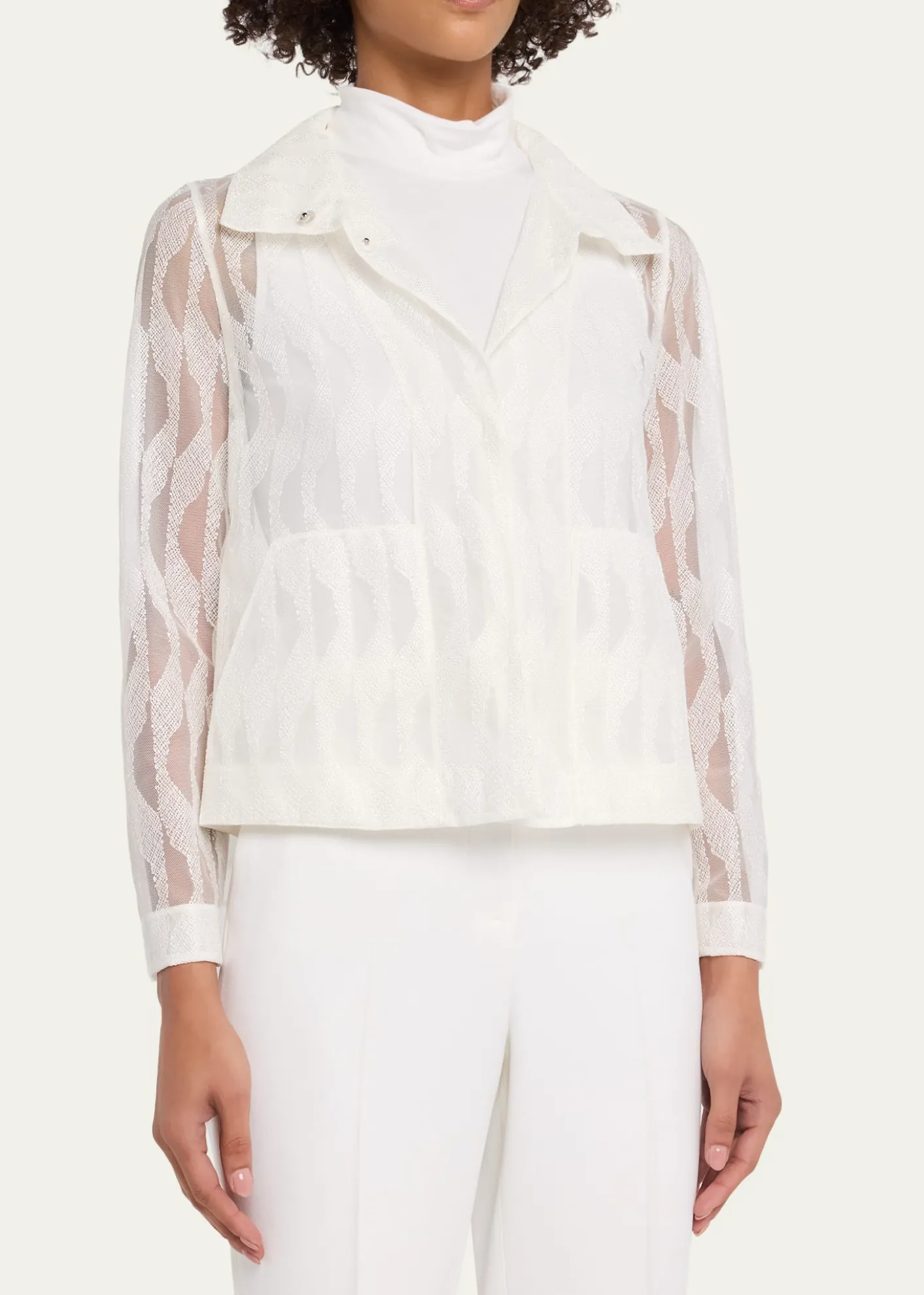 AkrisCastro High Plains Embroidered Tulle Jacket