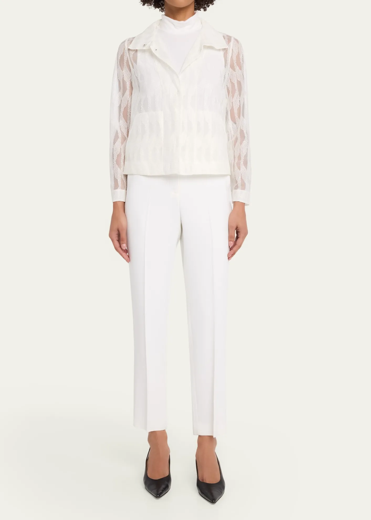 AkrisCastro High Plains Embroidered Tulle Jacket