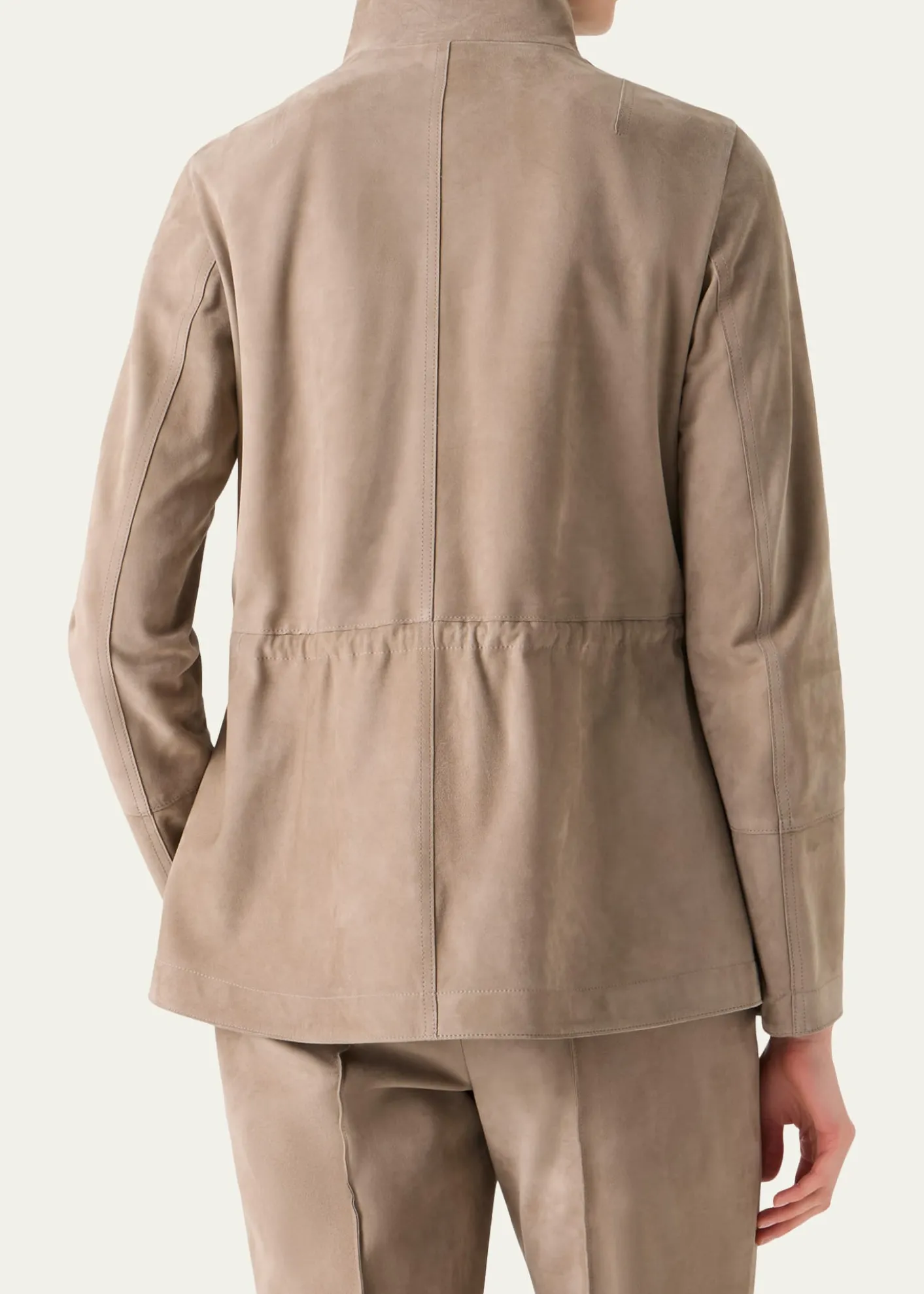 AkrisChianti Suede Utility Jacket