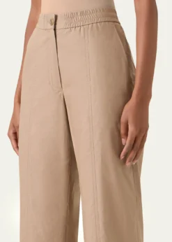AkrisCotton Gabardine Straight Leg Fritz Pants