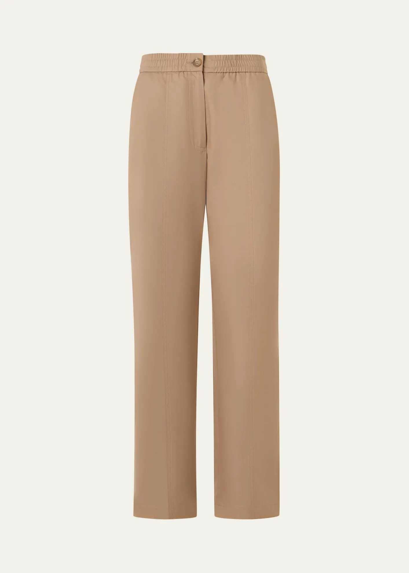 AkrisCotton Gabardine Straight Leg Fritz Pants