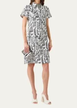 AkrisDance Movements Linen Toile Polo Dress