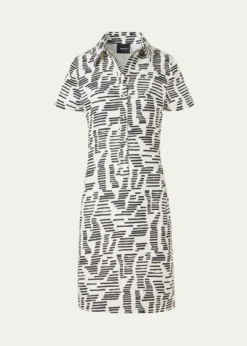 AkrisDance Movements Linen Toile Polo Dress