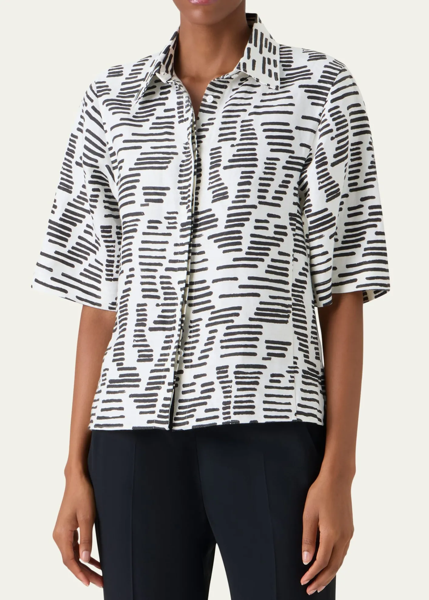 AkrisDance Movements Linen Toile Blouse