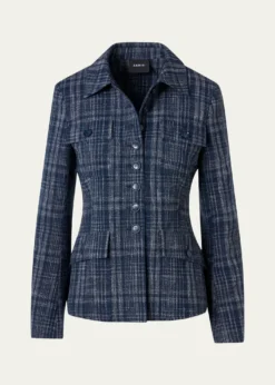 AkrisDelia Buttoned Tweed Jacket