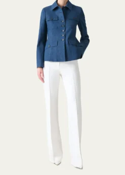 AkrisDelia Stretch Denim Jacket