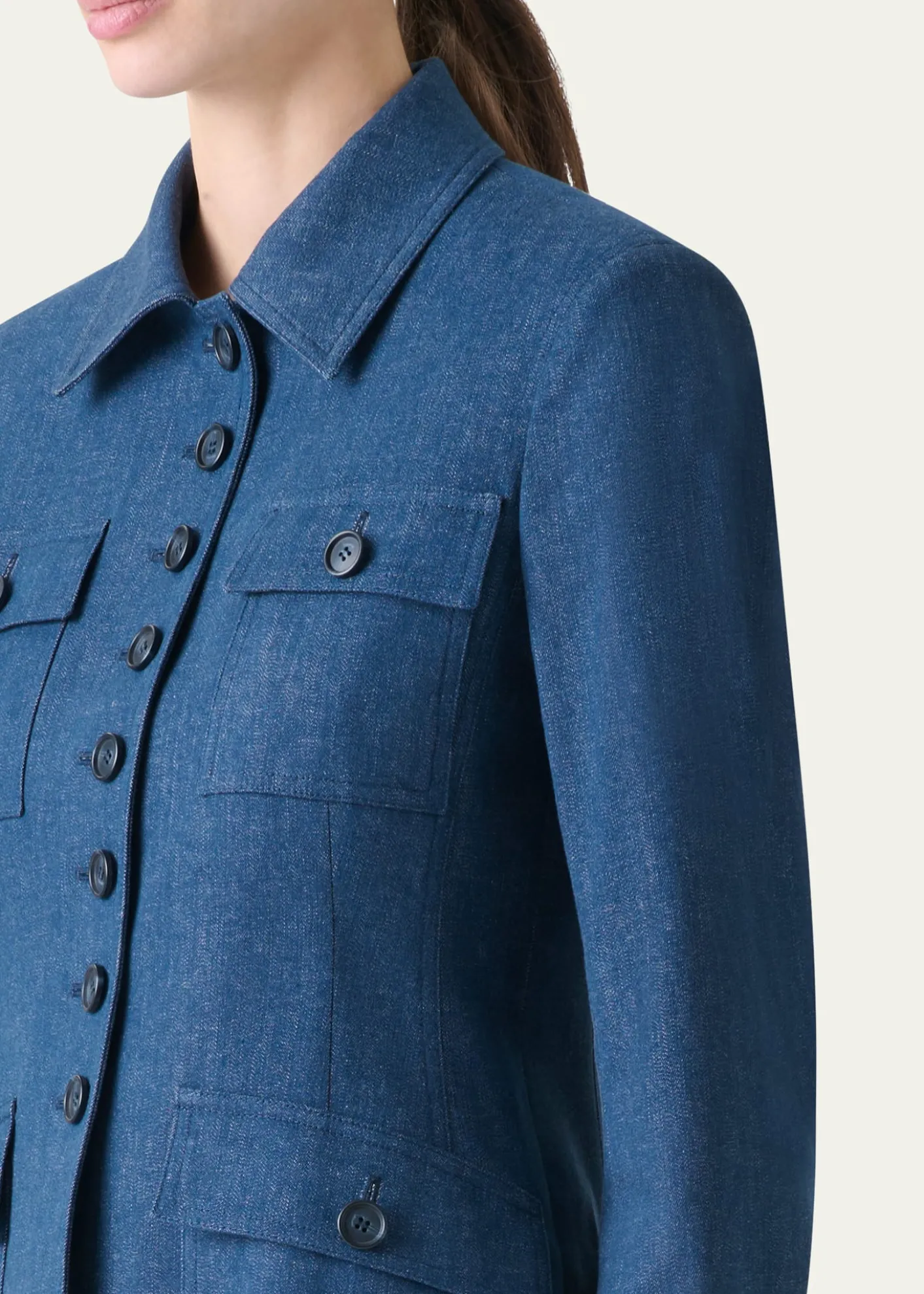 AkrisDelia Stretch Denim Jacket