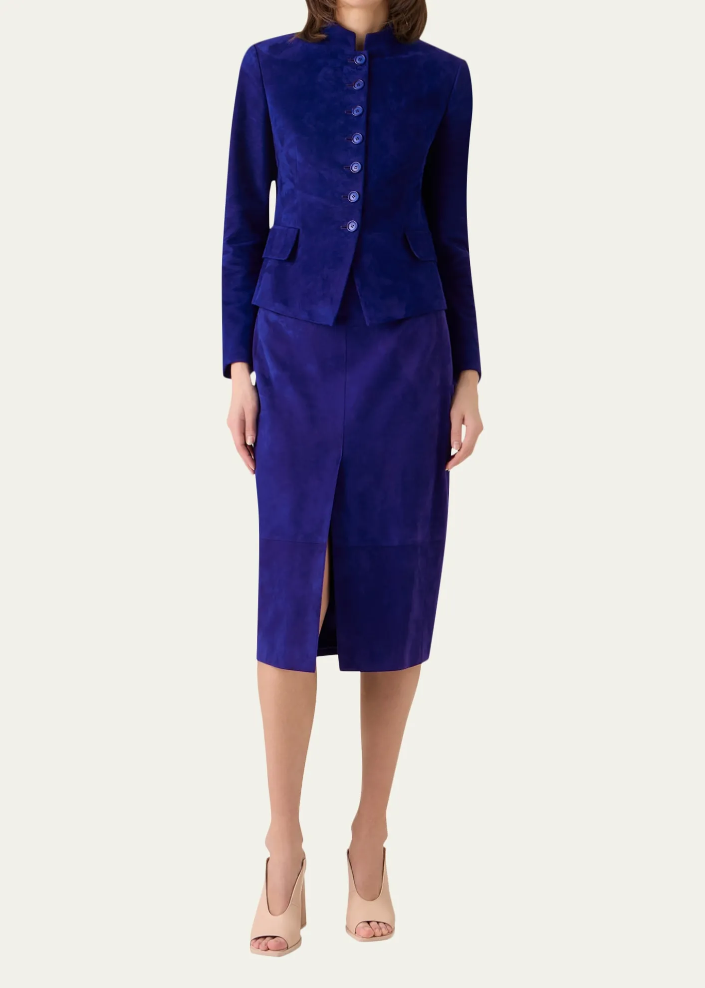 AkrisDeva Suede Short Jacket