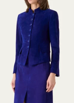 AkrisDeva Suede Short Jacket