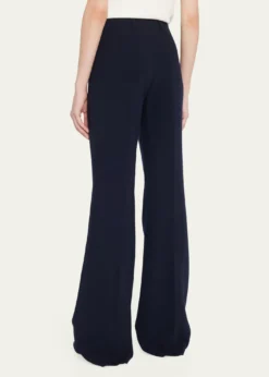 AkrisFarrah Boot-Cut Mid-Rise Wool Pants