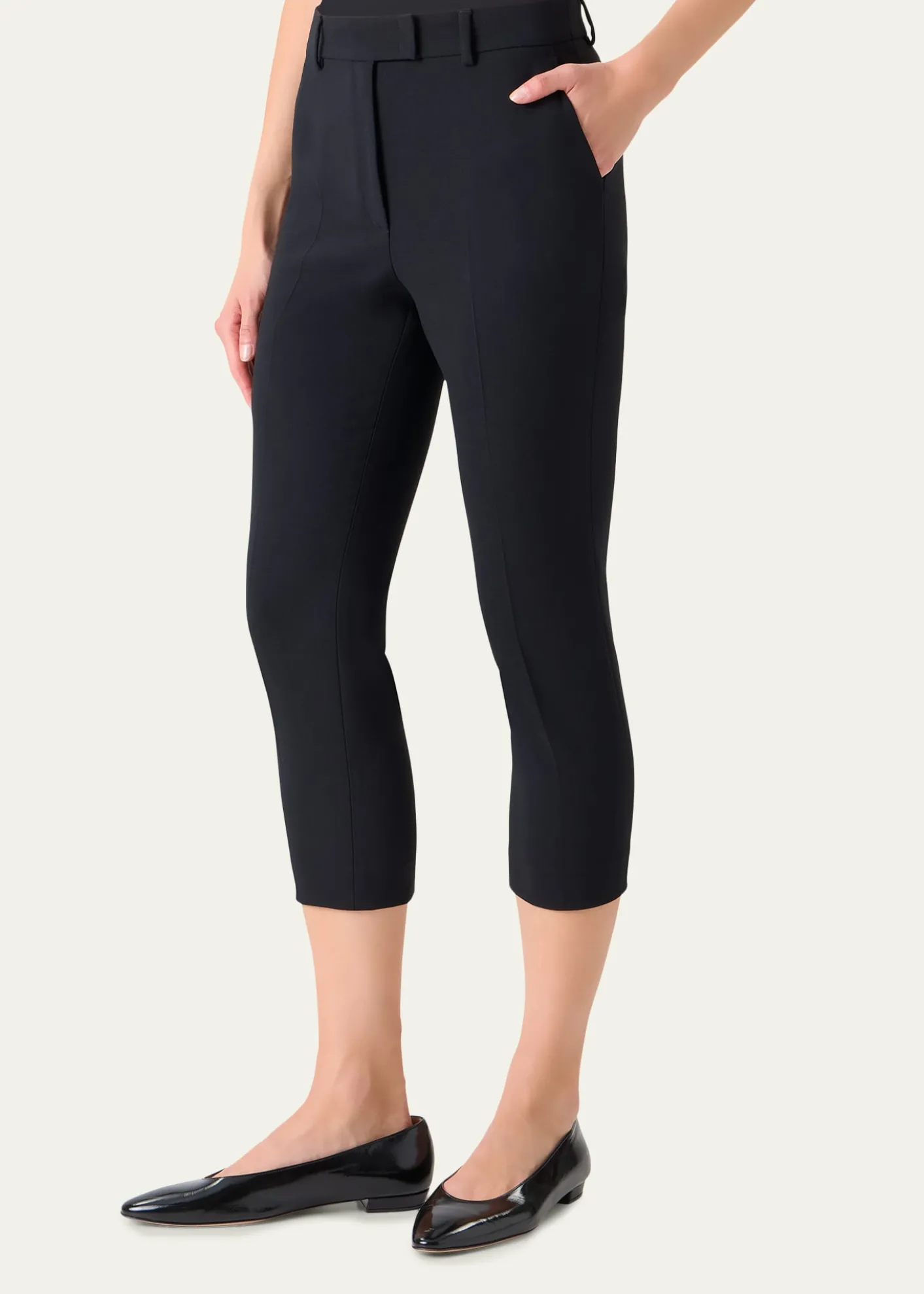 AkrisFlavi Skinny-Leg Crop Trousers