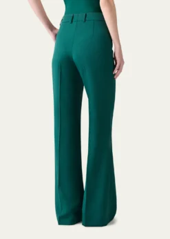 AkrisFlorine Swarovski Stars Silk Crepe Pants