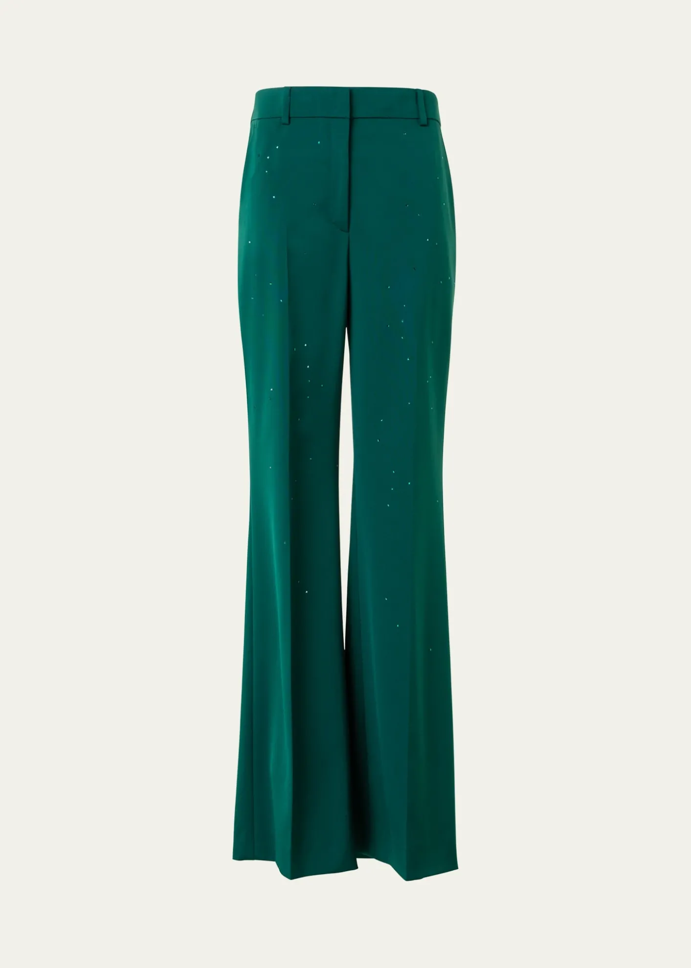 AkrisFlorine Swarovski Stars Silk Crepe Pants