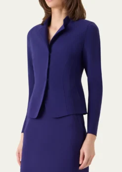 AkrisHamer Bi-Stretch Wool Double-Face Short Jacket