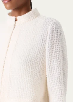 AkrisHockney Fringed Techno Short Bolero Jacket