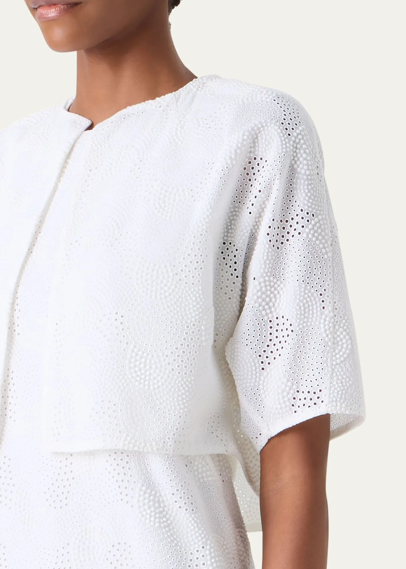 AkrisHonora Orbit Broderie Anglaise Bolero Jacket