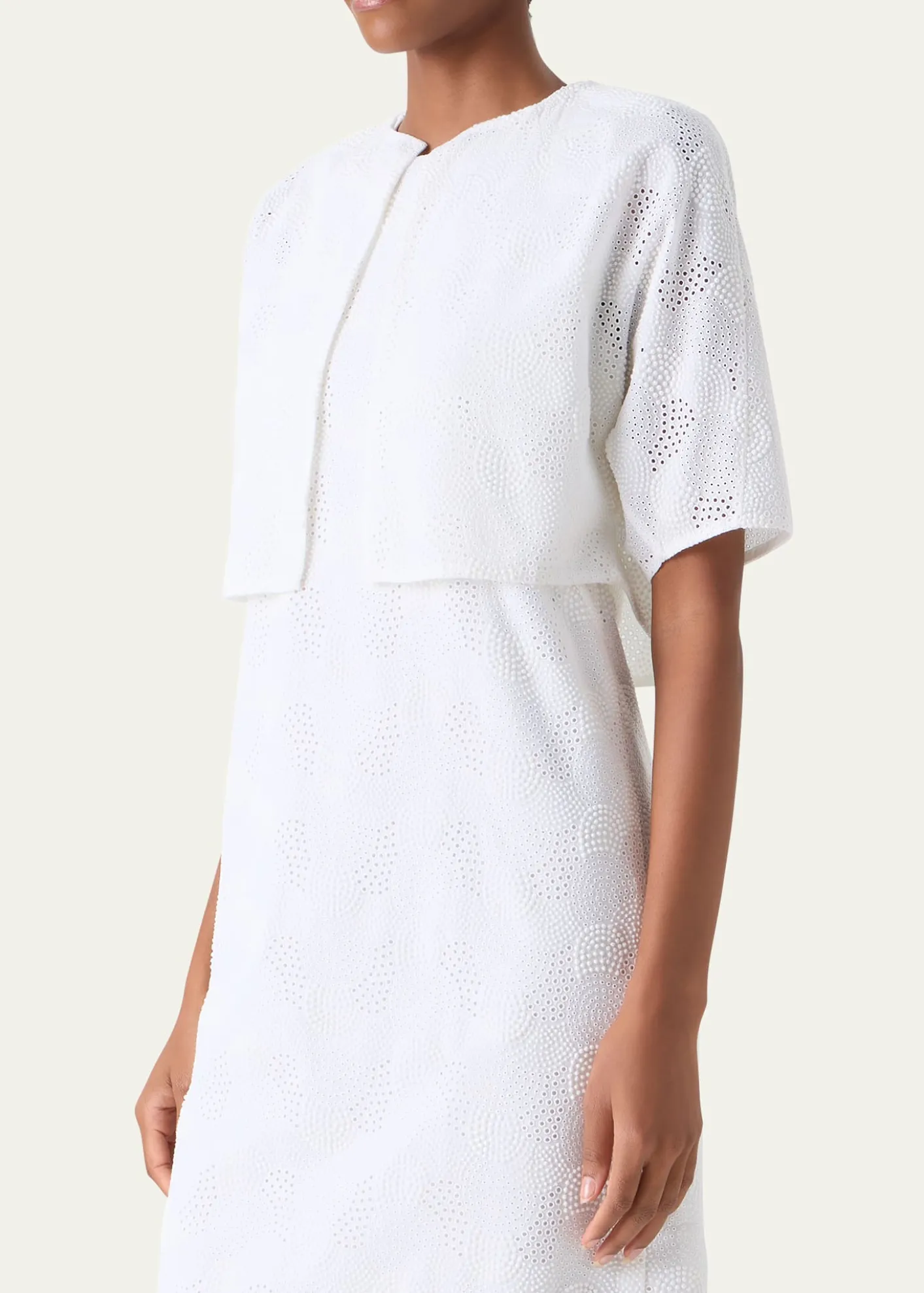 AkrisHonora Orbit Broderie Anglaise Bolero Jacket