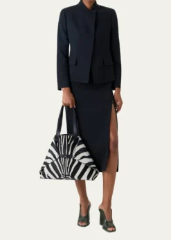 AkrisKay Wool Double-Face Short Jacket