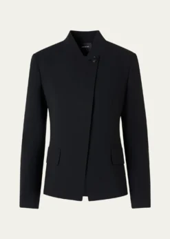 AkrisKay Wool Double-Face Short Jacket