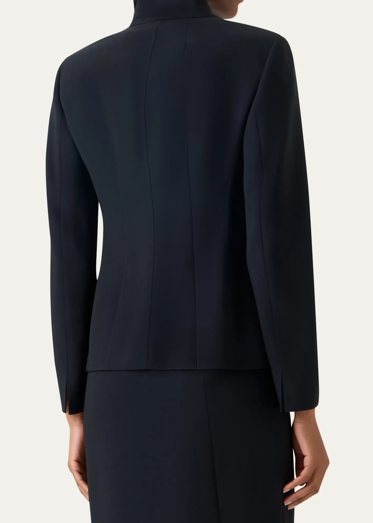 AkrisKay Wool Double-Face Short Jacket