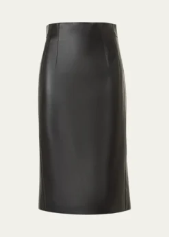 AkrisLamb Nappa Leather Pencil Skirt