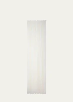 AkrisLurex Stripe Linen Scarf