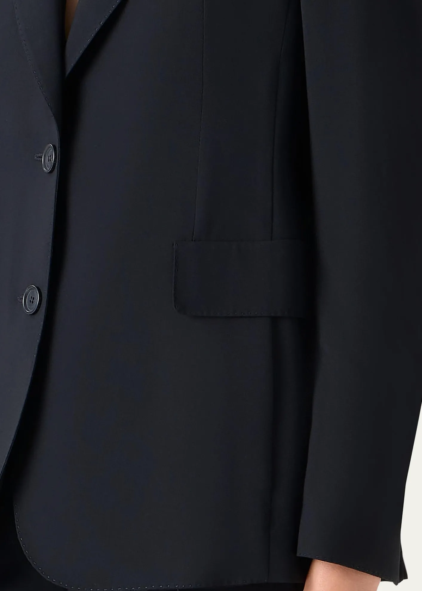 AkrisMalik Cool Wool Single-Breasted Jacket
