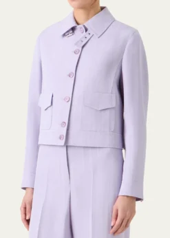 AkrisMelange Twill Peer Short Jacket