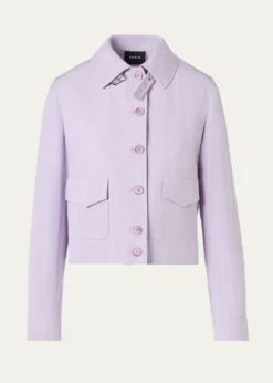 AkrisMelange Twill Peer Short Jacket