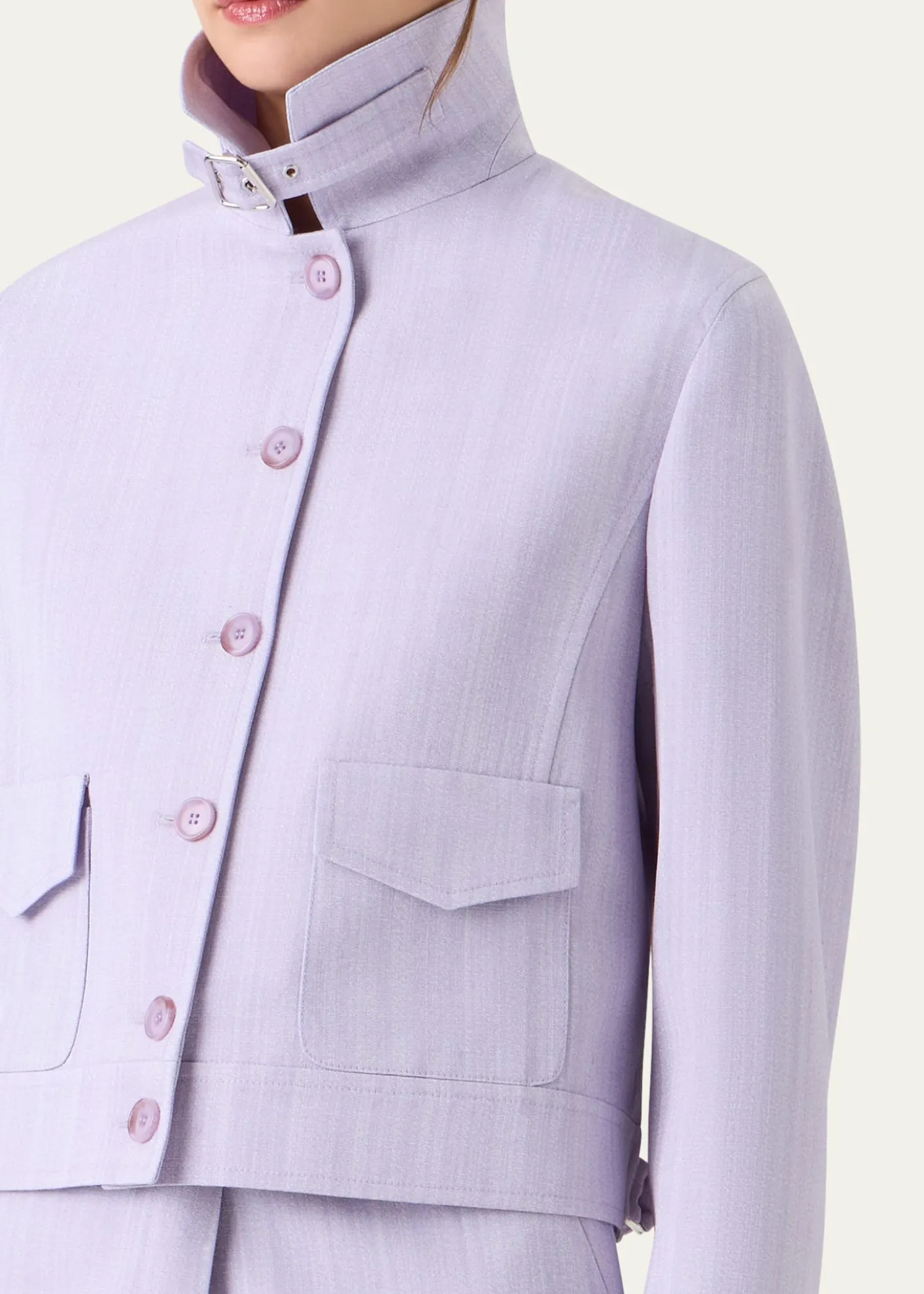 AkrisMelange Twill Peer Short Jacket
