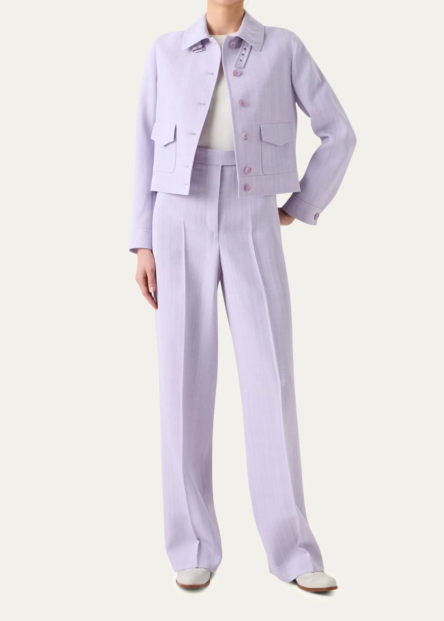AkrisMelange Twill Peer Short Jacket