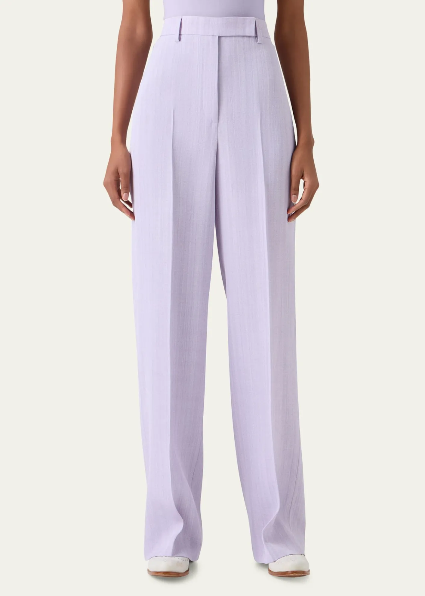 AkrisMelange Twill Straight Leg Forest Pants