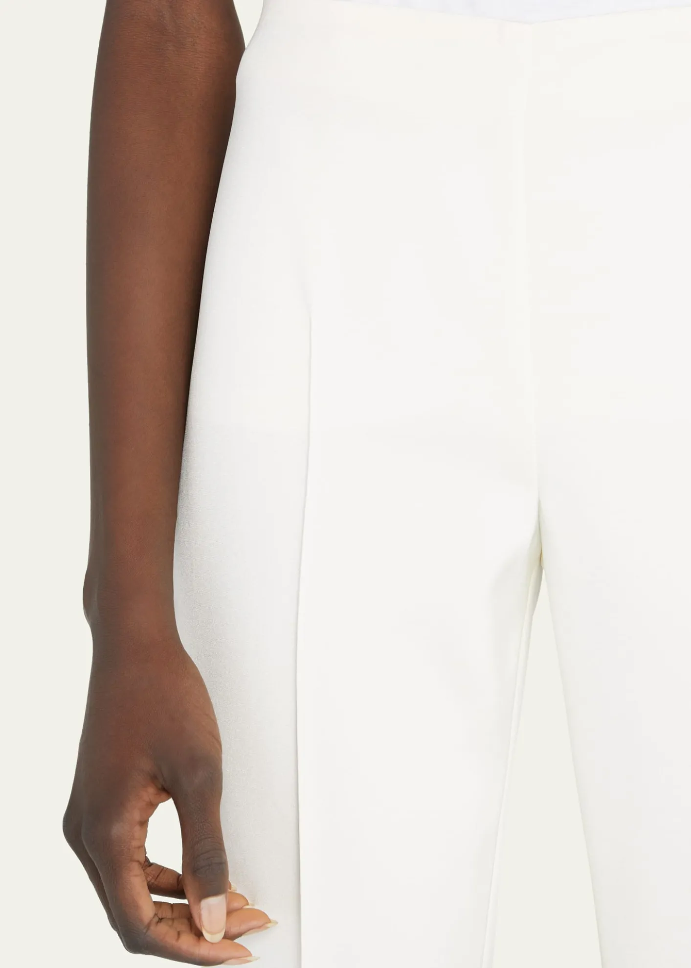 AkrisMelissa Mid-Rise Slim-Leg Pants