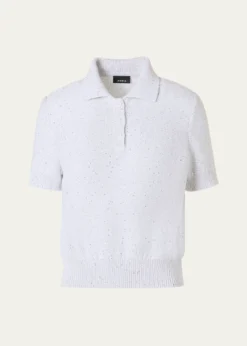 AkrisMicro Sequined Short Knit Sweater