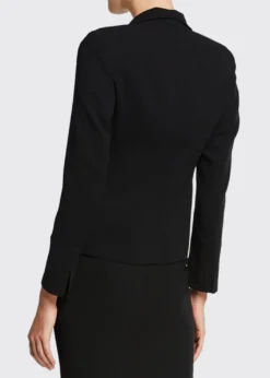 AkrisOcelia Slit Crepe Jacket