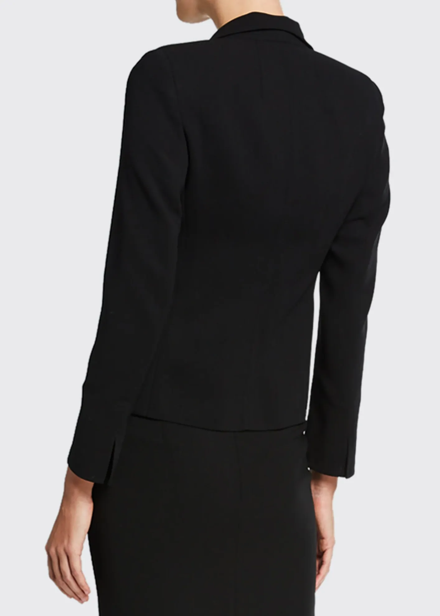 AkrisOcelia Slit Crepe Jacket