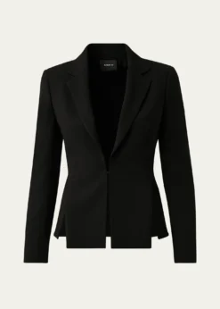 AkrisOcelia Slit Crepe Jacket