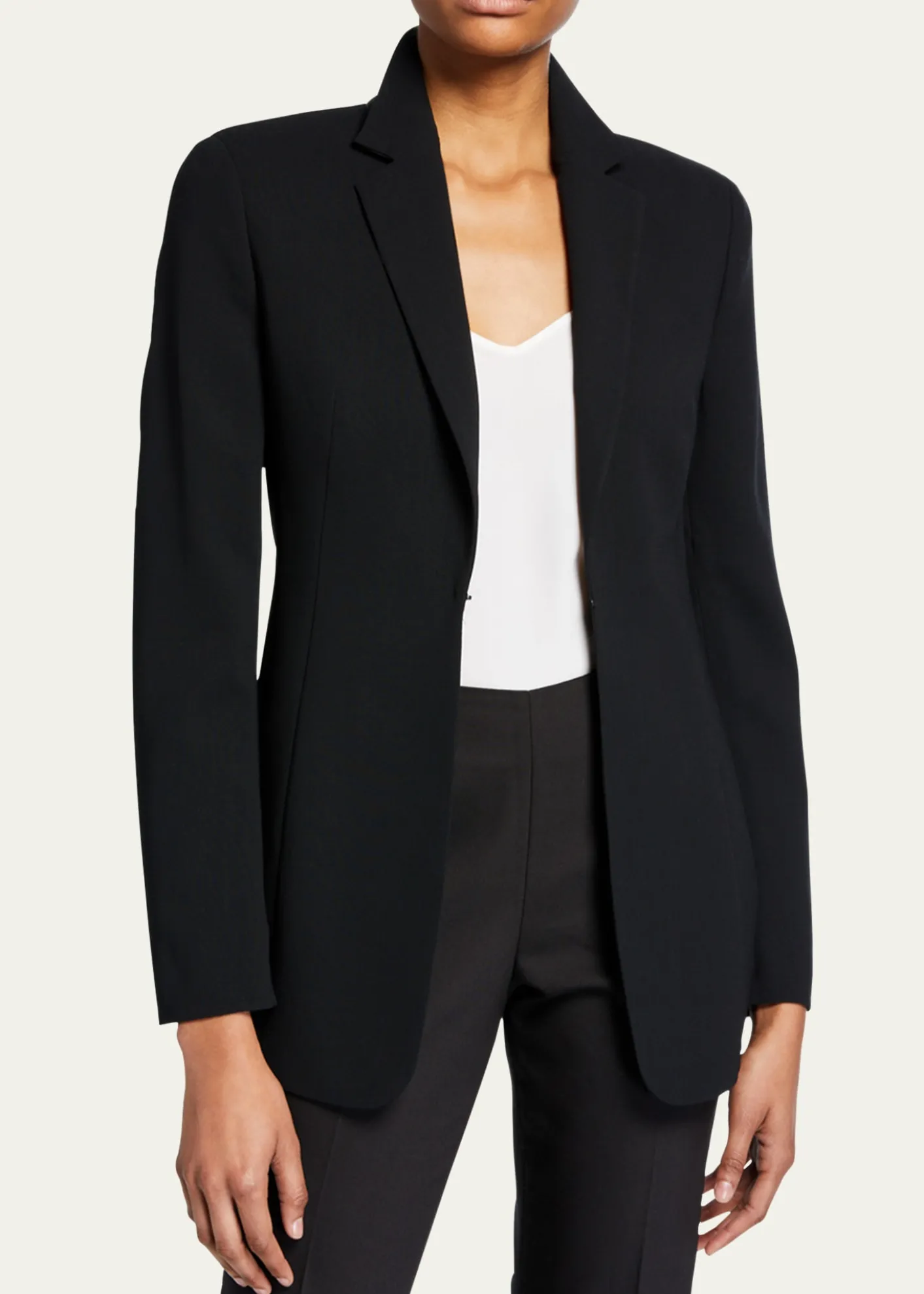 AkrisOdette Long Wool Blazer Jacket