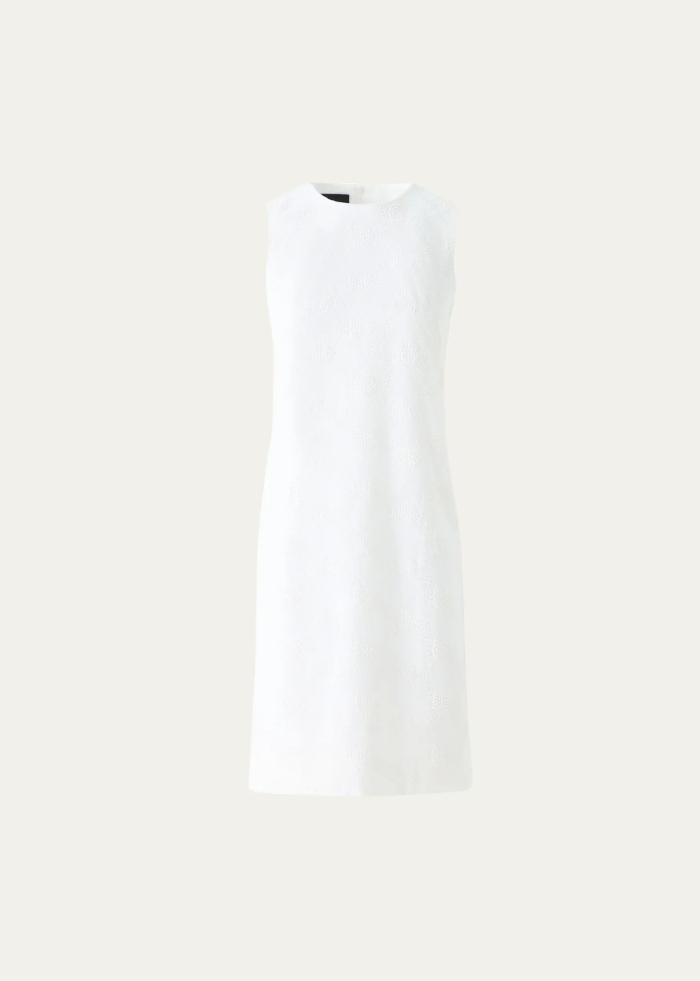 AkrisOrbit Broderie Anglaise Sleeveless Sheath Dress