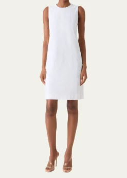 AkrisOrbit Broderie Anglaise Sleeveless Sheath Dress