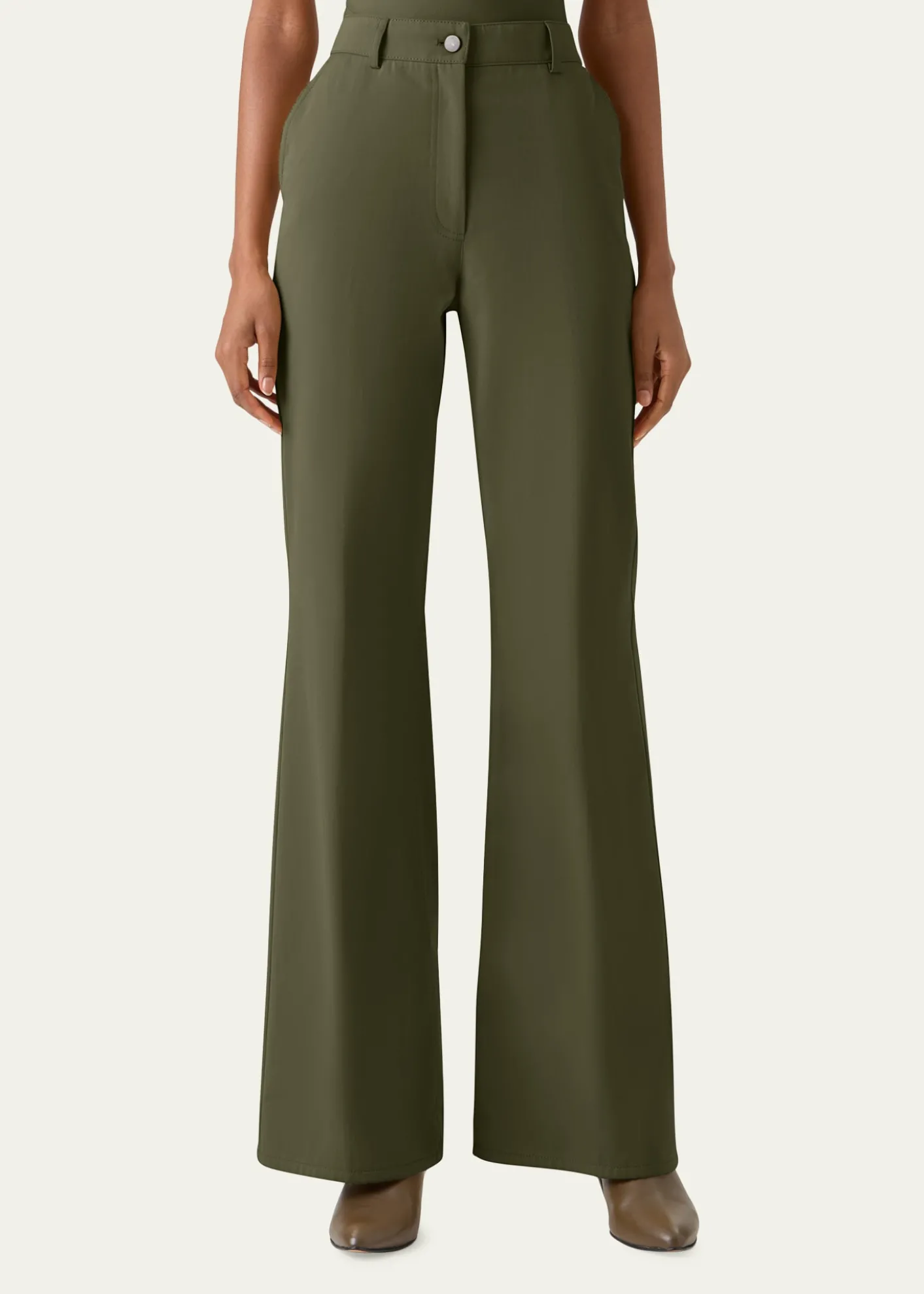 Akris puntoCelia Denim Bootcut-Leg Pants