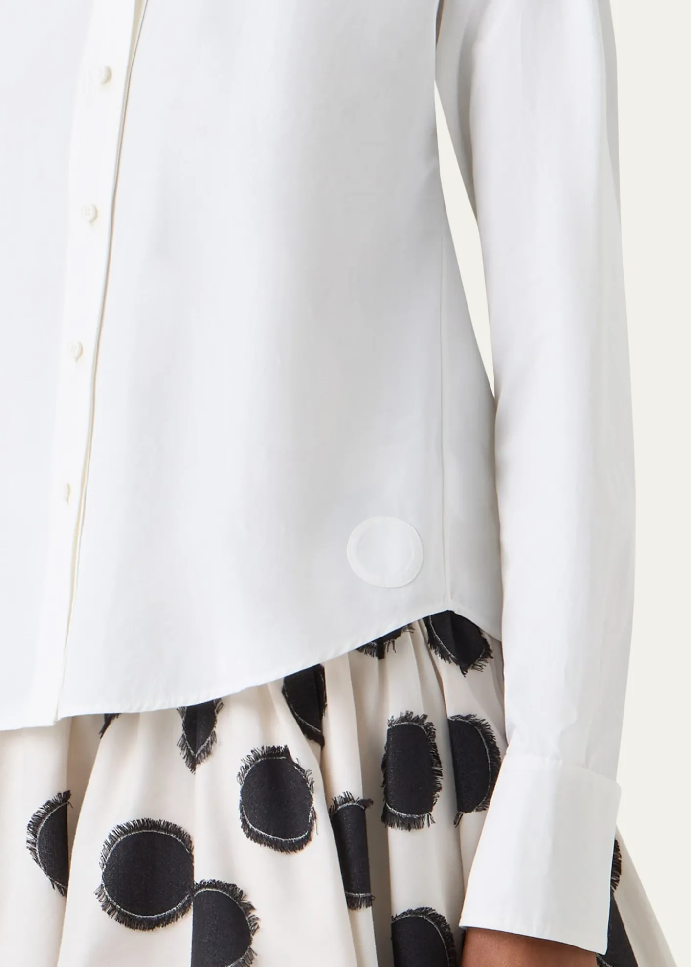 Akris puntoCotton Poplin Button-Down Shirt